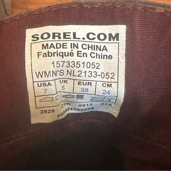 Sorel Women's Out n About Duck Boots sz 7 Leather Waterproof Boots - Picture 7 of 8